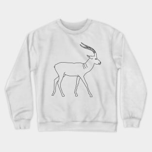 Deer line art Crewneck Sweatshirt